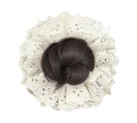 Chignoon Spettinato - Elastici Per Chignoon Capelli | Chignoon In Pizzo Per Capelli, Porta Coda Di Cavallo Elastico Per Donne E Ragazze, Per Styling Adatto A Eventi Casual E Feste |