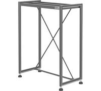 Chihiros Mobiletto Metallico 60x30 cm - Grigio Acciaio - 1 pz.