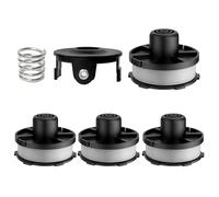 CHIHOLEN 4 bobine di filo per tagliaerba compatibili con Makita 196146-9/195858-1, per Makita Akkusense 18V DUR181Z,DUR181RF,DUR181, Ø 1,6 mm-8,3 m di lunghezza (4 bobina+1 tappo+1 molla)