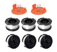 CHIHOLEN 6 Filo Tagliabordi Bobine Compatibili con Black+Decker A6481 A6485 AF-100,Bobina per Decespugliatore Adatto per ST5530 GB GLC3630L20-GB STC1820PC-GB BESTA530-GB BESTA525-GB,Ø1,65mm-9,144m