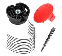 CHIHOLEN Filo decespugliatore compatibile con Bosch F016800431,37 cm x 3,5 mm, filo per decespugliatore Bosch AFS 23-37, con copertura della bobina F016F04841, F016F04839 (10+1+1)