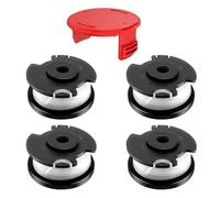CHIHOLEN Filo per Tagliabordi Bobine compatibile con Einhell TLE-03, bobina di ricambio per Einhell GE-CT 18/28 Li, GE-CT 18/28 Li TC, GE-CT 18/260 Li, Ø1,6 mm-4,9 m (4 bobine + 1 tappo)