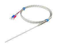 CHIHSS Sensore di Temperatura termocoppia Tipo K WRNK-191 1 mm 1,5 mm 2 mm 3 mm 4 mm 5 mm 6 mm 8 mm sonda termocoppia Temperatura 1100 ℃(Probe diam 6X300mm)