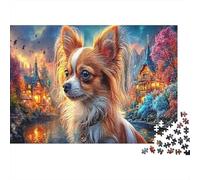 Chihuahua 1000 Pezzi Animal Puzzle Giocattoli Puzzle Giochi Decorazione Della Famiglia Per Bambini E Adulti Regali Regalo Educativo 52x38cm/1000pcs