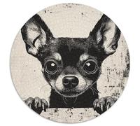 Chihuahua 1000 Pezzi Animation Puzzle Classico Multicolore Festa Aziendale Regalo Per Adulti E Bambini Da 14 Anni E Più 1000pcs (67.5x67.5cm)