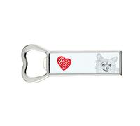 Chihuahua a pelo lungo apriporta con cane Art-Dog