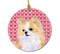 Chihuahua Addobbi Per Natale Ceramica Ciondoli Natalizi Con Cordino Ornamenti Di Albero Di Natale