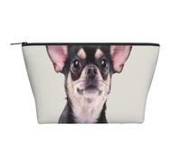 Chihuahua, Borsa da toilette Borsa per trucco Borsa per cosmetici Borsa da toilette da viaggio portatile