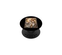 Chihuahua Cane Coquette Cattolico Sacro Vintage Kitsch Floreale PopSockets PopGrip Adesivo