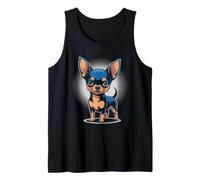 Chihuahua Cane Cucciolo Animale Carino Animale Razza Cane Amante Proprietario Canotta