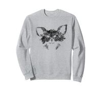 Chihuahua carino cane cucciolo animale animale illustrazione arte Felpa