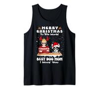 Chihuahua Christmas To The World Best Dog Mom Funny Xmas Canotta