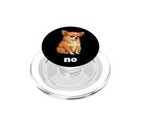 Chihuahua divertente dice no - Stile cane carino PopSockets PopGrip per MagSafe