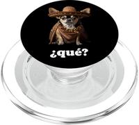 Chihuahua divertente in Sombrero e spagnolo - Cosa? (¿Qué?) PopSockets PopGrip per MagSafe