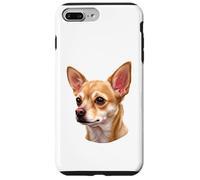 Chihuahua Dog Lover Cute Pet Animal Puppy Ritratto Custodia per iPhone 7 Plus/8 Plus