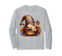 Chihuahua Grandpa Gnome For Garden Lover Chihuahua Grandma Maglia a Manica