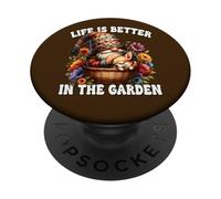 Chihuahua Grandpa Life Is Better In The Garden For Dog Dad PopSockets PopGrip Adesivo