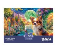 Chihuahua in LondonMasterful 1000-Piece Jigsaw Puzzles for Adults A Complete Set of Challenging Educational Puzzle Game Pieces - An Intellectually Stimulating Gift for Adult And Teenage Enthusiasts A
