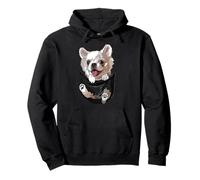 Chihuahua in Tasca Capelli Lunghi Chiwawa Amante del Cane Mamma papà Felpa con Cappuccio
