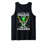 Chihuahua Is My Lucky Charm St Patricks Day Dogs Lovers Canotta