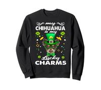 Chihuahua Is My Lucky Charm St Patricks Day Dogs Lovers Felpa