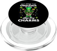 Chihuahua Is My Lucky Charm St Patricks Day Dogs Lovers PopSockets PopGrip per MagSafe