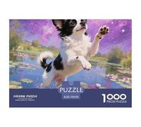 Chihuahua Jigsaw Puzzle 1000 Pezzi Per Adulti Cute Pet Dog Puzzle Impegnativo E Difficile Per Straordinario Classici Giochi Rilassamento Regalo Per Amore E Amico Idea Regalo 70x50cm/1000pcs