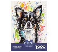 Chihuahua Jigsaw Puzzle Impossible 1000 Pezzi Decorazione Per La Casa. Giochi Rilassamento E Intelligence Per Adulti E Ragazzi Da 14 Anni 38x26cm/1000pcs