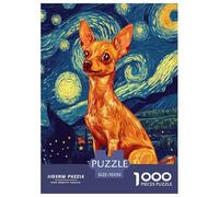 Chihuahua Jigsaw Puzzle Impossible 1000Pcs Decorazione Per La Casa. Giochi Rilassamento E Intelligence Per Adulti E Ragazzi Da 14 Anni 70x50cm/1000pcs