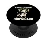 Chihuahua My Tiny Bodyguard - Protezione per cani PopSockets PopGrip Adesivo