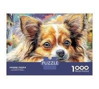 Chihuahua nel giardino 1000 Tessere Dog A Close Up Cartone Resistente Puzzle Per Ragazzi 14+, Difficile Sfida, Idea Regalo Natale Premium Immagini Vibranti 38x26cm/1000pcs