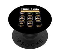 Chihuahua Obedience Training Dog Guide To Trainer Dog Lover PopSockets PopGrip Adesivo