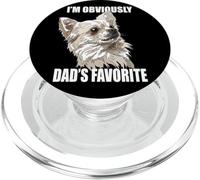 Chihuahua Papà Capelli Lunghi Chiwawa Padre PopSockets PopGrip per MagSafe