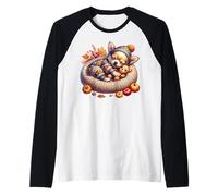 Chihuahua Puppy for Chihuahua Mom Fall Vibes for Cozy Season Maglia con Maniche Raglan
