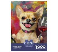 Chihuahua Puzzle 1000 Pezzi Fun Per Adulti E Bambini Dai 12 Anni, Intrattenimento Creativo Idea Regalo Per Lei O Lui Per Uomini E Donne 70x50cm/1000pcs