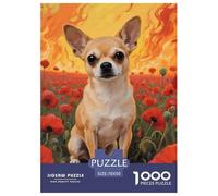 Chihuahua Puzzle 1000 Pezzi Immagine Dipinta Pet Dog Intrattenimento Creativo Regalo Per Adulti E Bambini A Partire Dai 12 Anni70x50cm/1000pcs