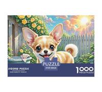 Chihuahua Puzzle 1000 Pezzi Puzzle Per Gioco Familiare Pet Dog Intrattenimento Creativo Idea Regalo Uomo E Donna Per Adulti E Bambini A Partire Dai 12 Anni38x26cm/1000pcs