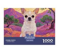Chihuahua Puzzle 1000 Pezzi Puzzle Per Gioco Familiare Pet Dog Intrattenimento Creativo Regalo Compleanno Per Bambini Dai 14 Anni In Su A Partire Dai 12 Anni70x50cm/1000pcs