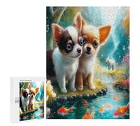 Chihuahua Puzzle 500 Pezzi Per Famiglia E Amici Cute Dog Pet Rompicapo Relax Pressione Ridotta Giochi Da Tavolo Per Serate in Compagnia Regalo Natale 2025 500 PCS