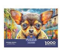 Chihuahua Puzzle Collezione D'Autore - 1000 Pezzi Ricercati Con Eccellenti Rappresentazioni Di Opere D'Arte - Il Regalo Di Festa Per Eccellenza, 14+ 52x38cm/1000pcs