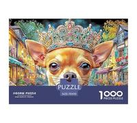 Chihuahua Puzzle Collezione D'Autore - 1000 Pezzi Ricercati Con Eccellenti Rappresentazioni Di Opere D'Arte - Il Regalo Di Festa Per Eccellenza, 14+ 70x50cm/1000pcs