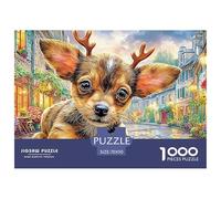 Chihuahua Puzzle Da Intrattenimento Di Qualità - 1000 Pezzi Con Raffigurazioni Artistiche Di Grande Impatto - Regalo Divertente Per Tutta La Famiglia 70x50cm/1000pcs