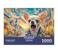 Chihuahua Puzzle Di Ispirazione Museale Per La Famiglia - 1000 Pezzi Con Stampe Puzzle Di Elevata Qualità Artistica - Il Regalo Per Eccellenza Per Un Pubblico 14+ 70x50cm/1000pcs