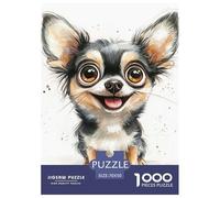 Chihuahua Puzzle Giochi Edugattoivo 1000 Elementi Classici Canes Puzzle Decorazione Perfetta Giochi-rompicapo Per Adulti E Ragazzi 70x50cm/1000pcs