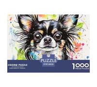 Chihuahua Puzzle Giogattotoli Sfida Regalo 1000 Elementi Giochi canes Puzzle Relax Decora La Casa Classici Giochi Per Uomini E Donne 38x26cm/1000pcs