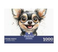 Chihuahua Puzzle Giogattotoli Sfida Regalo 1000 Elementi Giochi canes Puzzle Relax Decora La Casa Classici Giochi Per Uomini E Donne 38x26cm/1000pcs