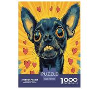 Chihuahua Puzzle Impossibili 1000 Pezzi Decorazione Per La Casa. Giochi Rilassamento E Intelligence Per Adulti E Ragazzi Da 14 Anni 70x50cm/1000pcs