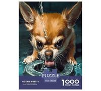 Chihuahua Puzzle Impossibili 1000Pcs Decorazione Per La Casa. Giochi Rilassamento E Intelligence Per Adulti E Ragazzi Da 14 Anni 38x26cm/1000pcs