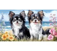 Chihuahua Puzzle Impossible 1000 Pezzi Decorazione per la casa. Giochi di Rilassamento e Intelletto per Adulti e Bambini da 12 Anni 75x50cm/1000pcs