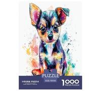 Chihuahua Puzzle Impossible 1000Pcs Decorazione Per La Casa. Rilassamento E Intelligence Per Adulti E Ragazzi Da 14 Anni 70x50cm/1000pcs